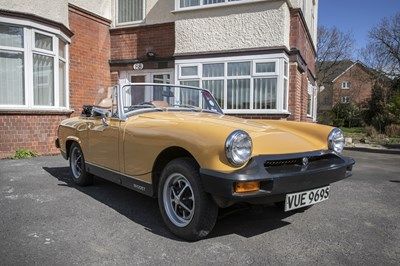 1977 MG Midget 1500 with one owner, and just 4,000 miles from new to be sold by Hampsons