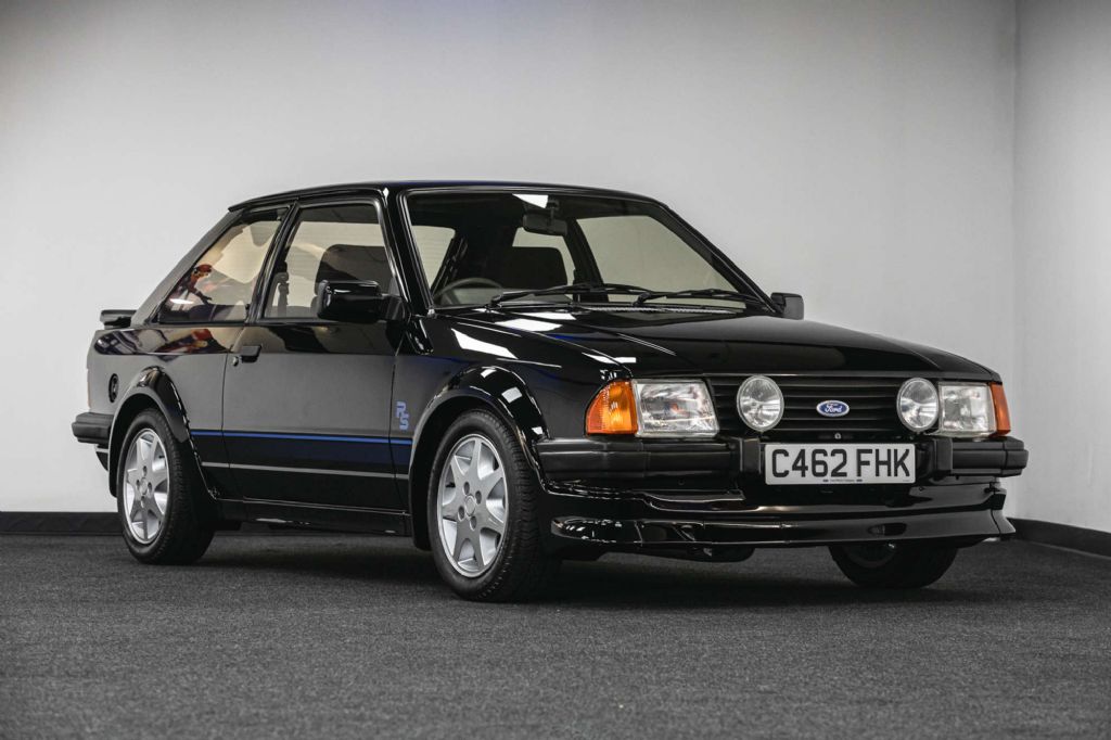 The Diana, Princess of Wales 1985 Ford Escort RS Turbo S1 at Silverstone Auctions