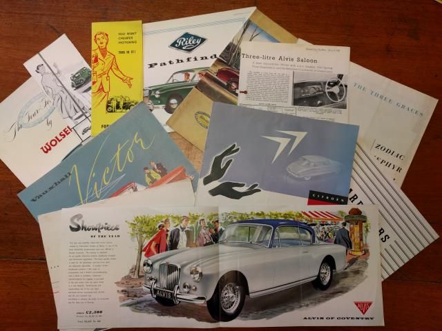Brightwells Timed Auction of Classic & Vintage Car Brochures and other Automobilia